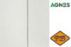 Afbeeldingen van AGNES professional wandplaat SPAAN 12TF linnen wit XXL 12mm