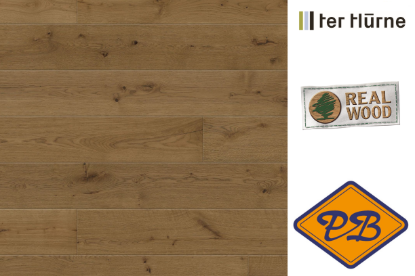 Afbeeldingen van Ter Hürne CLICKitEASY lamelparket landhuisdeel MOODS OF PROVENCE La Torse eiken expressief koffie gekleurd, geborsteld, naturel geolied 14mmx20x239cm (per pak van 7 stuks=3,34m²)