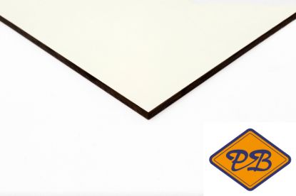 Afbeeldingen van ABET MEG® HPL gevelplaat 2-zijdig UV *RAL 9010 zuiverwit 305x130cm