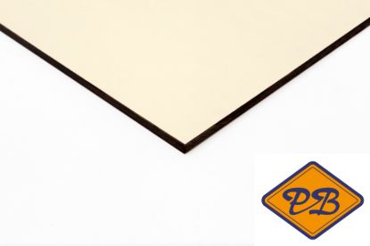 Afbeeldingen van ABET MEG® HPL gevelplaat 2-zijdig UV *RAL 9001 cremewit 305x130cm