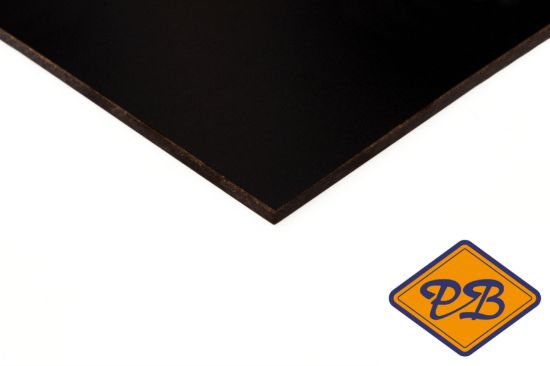 Afbeeldingen van ABET MEG® HPL gevelplaat 1-zijdig UV *RAL 9005 gitzwart supermat 305x130cm