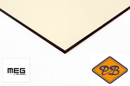 Afbeeldingen van ABET MEG® HPL gevelplaat outdoor line 2-zijdig UV *RAL 9001 cremewit 305x130cm
