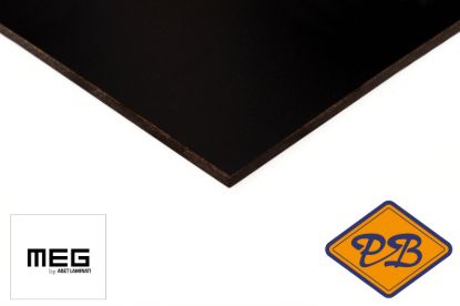 Afbeeldingen van ABET MEG® HPL gevelplaat outdoor line 1-zijdig UV *RAL 9005 gitzwart 305x130cm