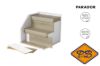 Afbeeldingen van PARADOR TATERRA HDF traptrede  PPD154 Eiken Charisma Faded Grey ( per set 2 dubbele traptreden en 2 dubbele stootborden = 4 treden
