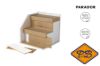 Afbeeldingen van PARADOR TATERRA HDF traptrede PPD094 Eiken Aventis paper brown ( per set 2 dubbele traptreden en 2 dubbele stootborden = 4 treden